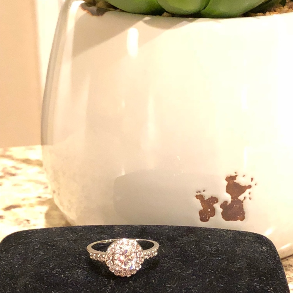 CZ and Sterling Silver Ring